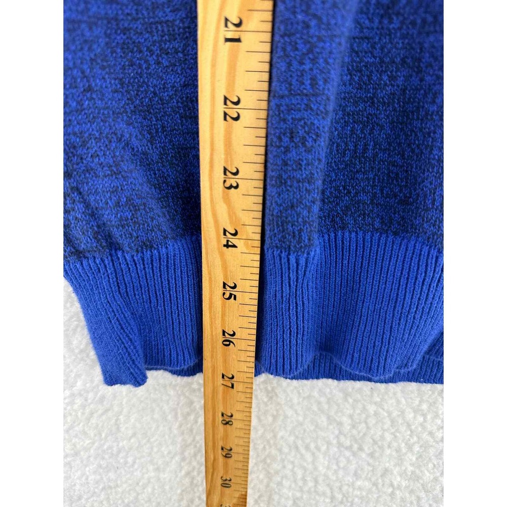 Club Room Mens Sweater Blue Novelty Cotton Crewneck Pullover Top Small - Picture 5 of 7